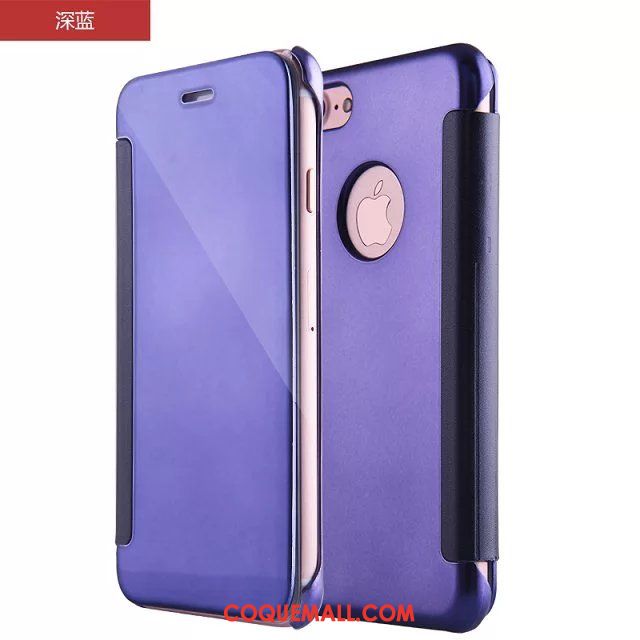 Étui iPhone 6 / 6s Placage Protection Ouvrir La Fenêtre, Coque iPhone 6 / 6s Téléphone Portable Clamshell