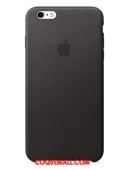 Étui iPhone 6 / 6s Plus Cuir Véritable Protection Téléphone Portable, Coque iPhone 6 / 6s Plus Bleu Étui En Cuir