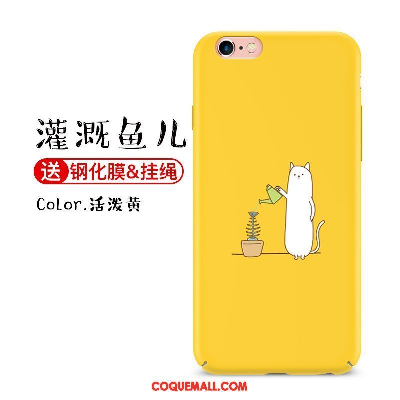 Étui iPhone 6 / 6s Plus Jaune Nouveau Tout Compris, Coque iPhone 6 / 6s Plus Marque De Tendance Personnalité