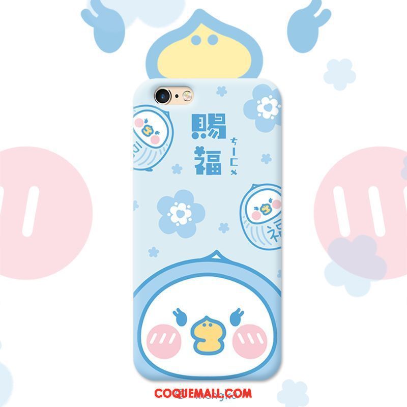 Étui iPhone 6 / 6s Plus Mignonne Bleu Dessin Animé, Coque iPhone 6 / 6s Plus Amoureux Richesse