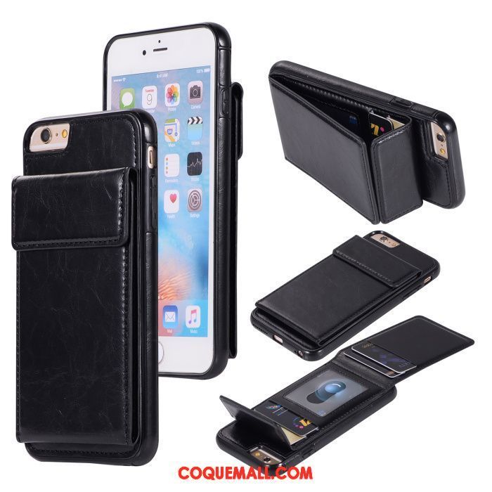 Étui iPhone 6 / 6s Plus Portefeuille Téléphone Portable Sac Carte, Coque iPhone 6 / 6s Plus Tout Compris Carte