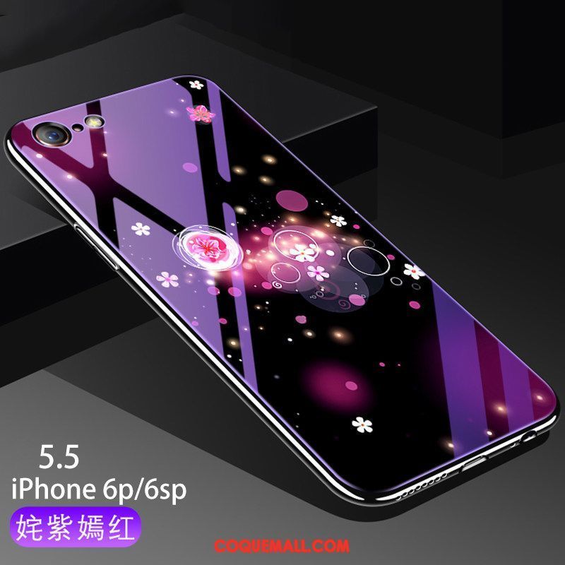 Étui iPhone 6 / 6s Plus Tout Compris Net Rouge Incassable, Coque iPhone 6 / 6s Plus Marque De Tendance Personnalité