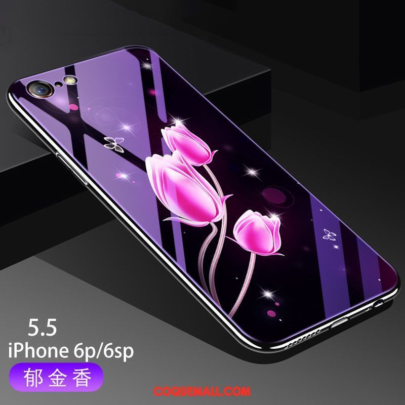 Étui iPhone 6 / 6s Plus Tout Compris Net Rouge Incassable, Coque iPhone 6 / 6s Plus Marque De Tendance Personnalité