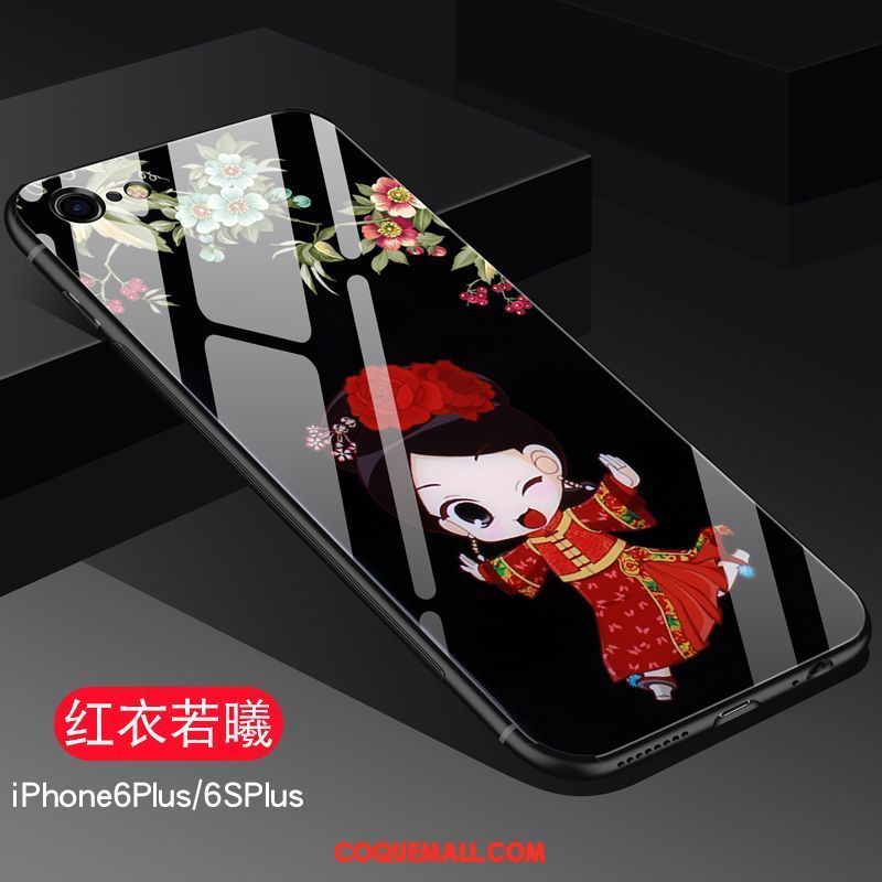 Étui iPhone 6 / 6s Plus Très Mince Net Rouge Luxe, Coque iPhone 6 / 6s Plus Nouveau Créatif