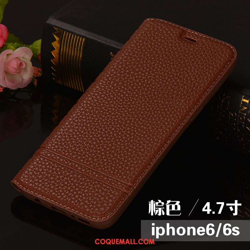 Étui iPhone 6 / 6s Protection Fluide Doux Téléphone Portable, Coque iPhone 6 / 6s Incassable Tout Compris