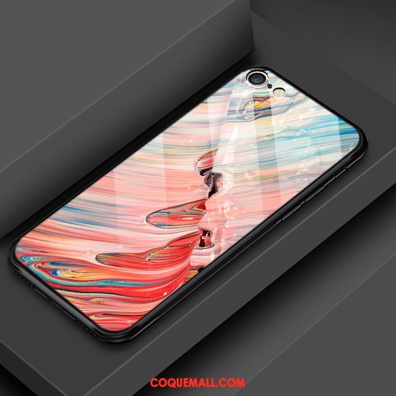 Étui iPhone 6 / 6s Rouge Incassable Verre, Coque iPhone 6 / 6s Marque De Tendance Amoureux