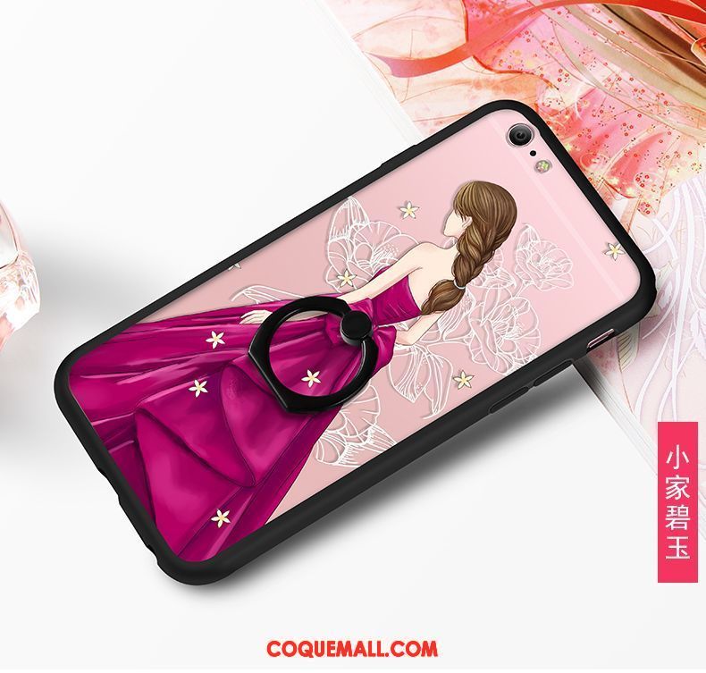 Étui iPhone 6 / 6s Rouge Tout Compris Téléphone Portable, Coque iPhone 6 / 6s Ornements Suspendus Créatif