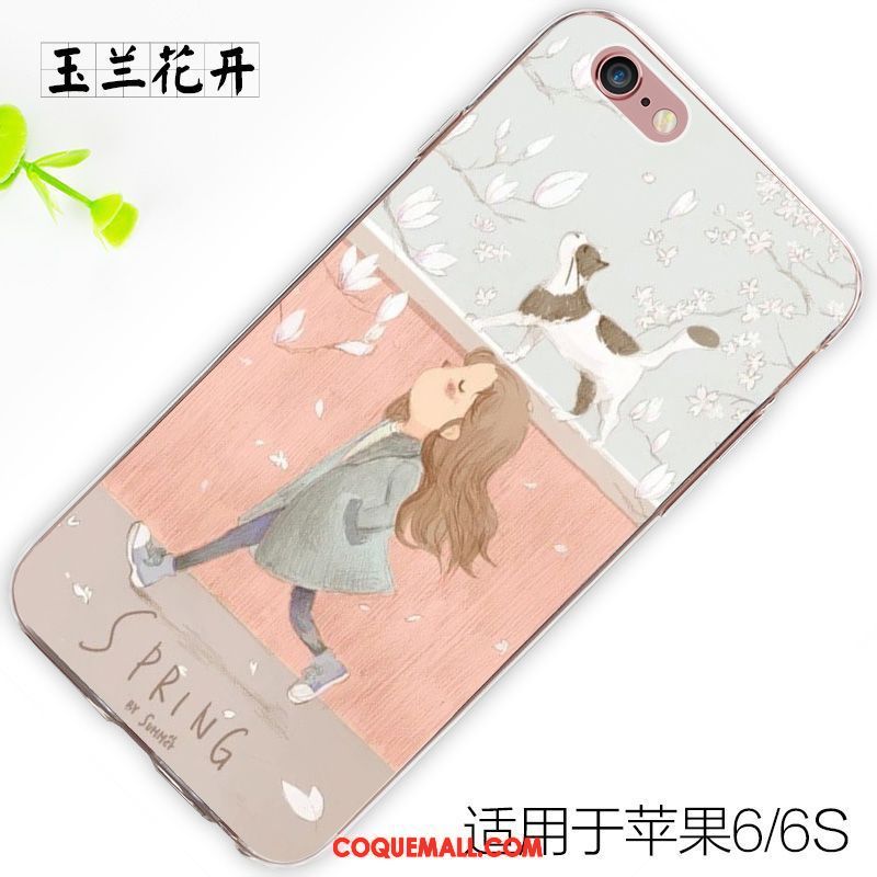 Étui iPhone 6 / 6s Silicone Gris Créatif, Coque iPhone 6 / 6s Charmant Tout Compris