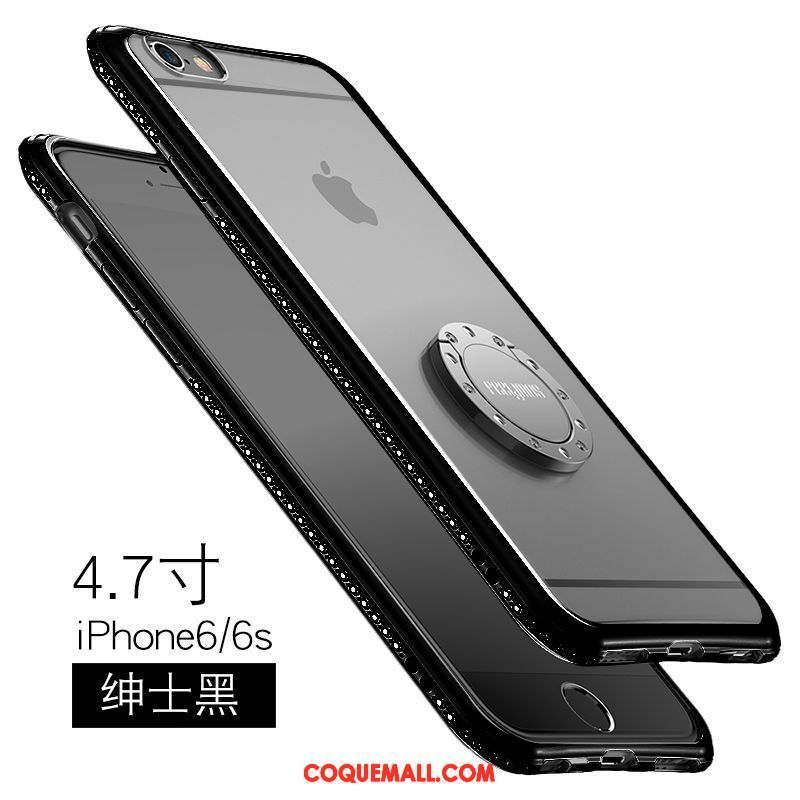 Étui iPhone 6 / 6s Support Transparent Téléphone Portable, Coque iPhone 6 / 6s Strass Protection