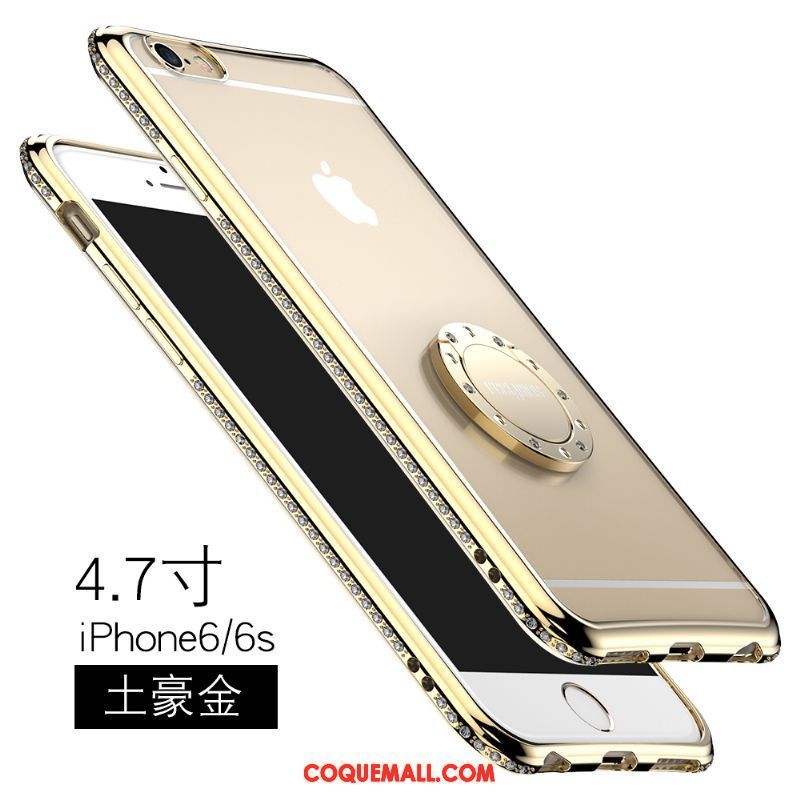 Étui iPhone 6 / 6s Support Transparent Téléphone Portable, Coque iPhone 6 / 6s Strass Protection
