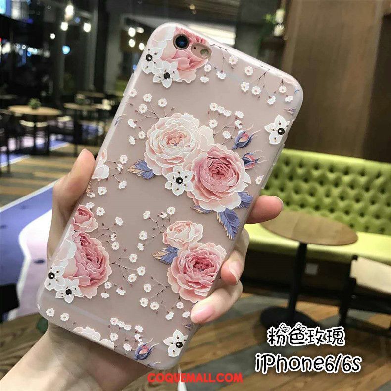 Étui iPhone 6 / 6s Tendance Fluide Doux Téléphone Portable, Coque iPhone 6 / 6s Incassable Tout Compris