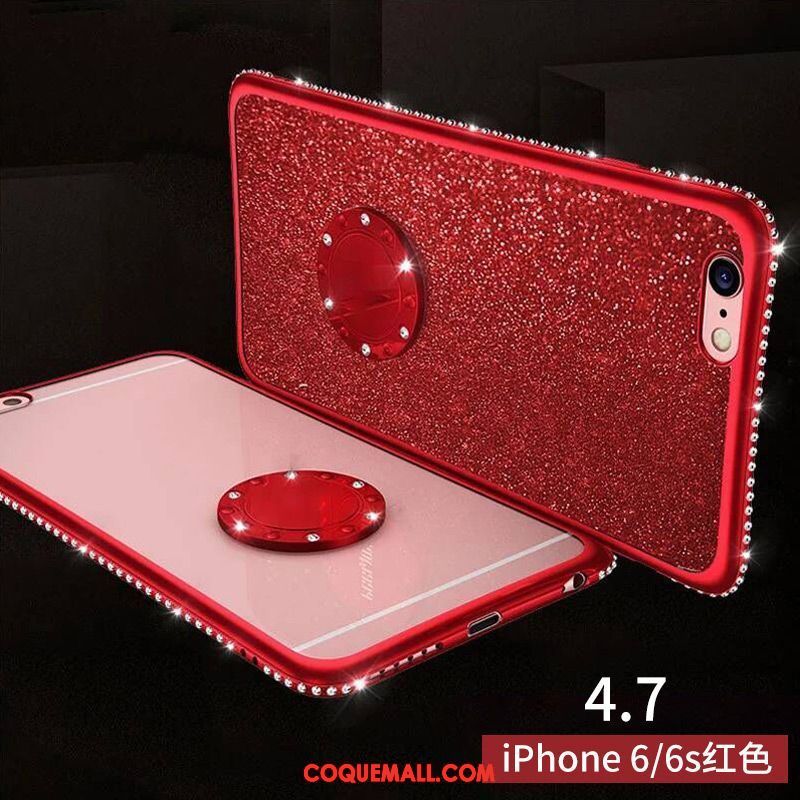 Étui iPhone 6 / 6s Tout Compris Strass Silicone, Coque iPhone 6 / 6s Support Ornements Suspendus