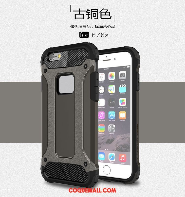 Étui iPhone 6 / 6s Trois Défenses Épaissir Incassable, Coque iPhone 6 / 6s Accessoires Tout Compris