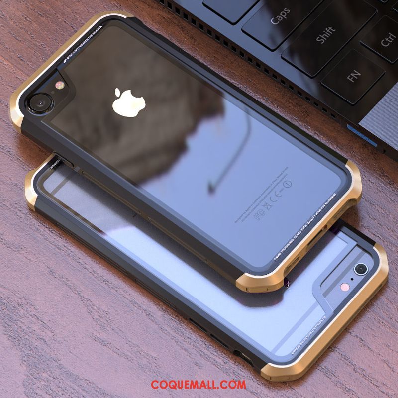 Étui iPhone 6 / 6s Téléphone Portable Couvercle Arrière Métal, Coque iPhone 6 / 6s Border Nouveau