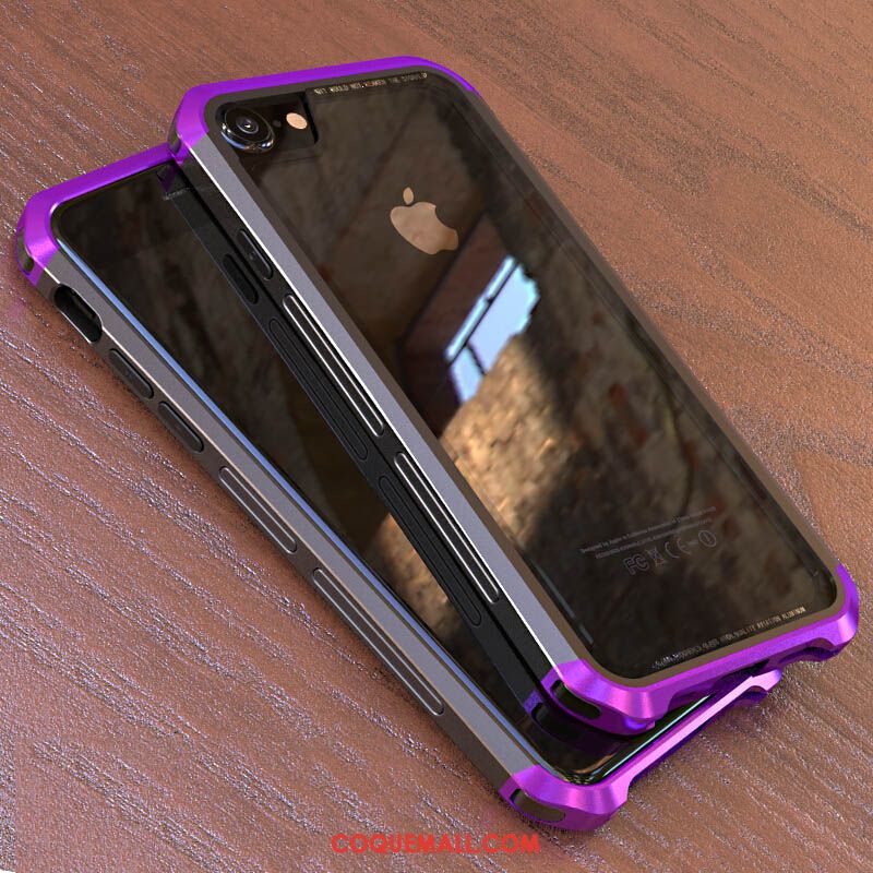Étui iPhone 6 / 6s Téléphone Portable Couvercle Arrière Métal, Coque iPhone 6 / 6s Border Nouveau
