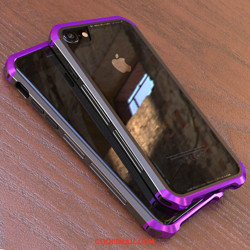 Étui iPhone 6 / 6s Téléphone Portable Couvercle Arrière Métal, Coque iPhone 6 / 6s Border Nouveau