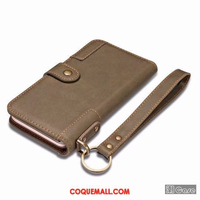 Étui iPhone 6 / 6s Téléphone Portable Cuir Étui En Cuir, Coque iPhone 6 / 6s Vin Rouge Cuir Véritable