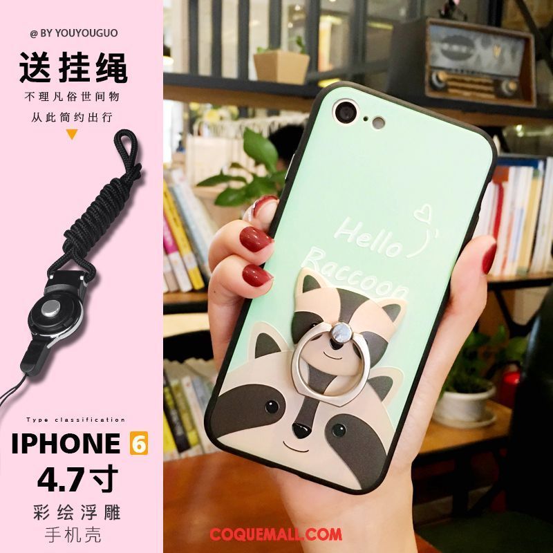 Étui iPhone 6 / 6s Téléphone Portable Gaufrage Ornements Suspendus, Coque iPhone 6 / 6s Créatif Personnalité