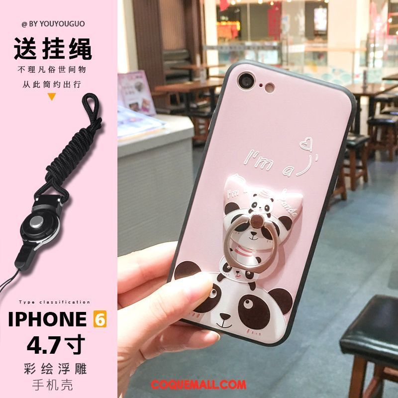 Étui iPhone 6 / 6s Téléphone Portable Gaufrage Ornements Suspendus, Coque iPhone 6 / 6s Créatif Personnalité