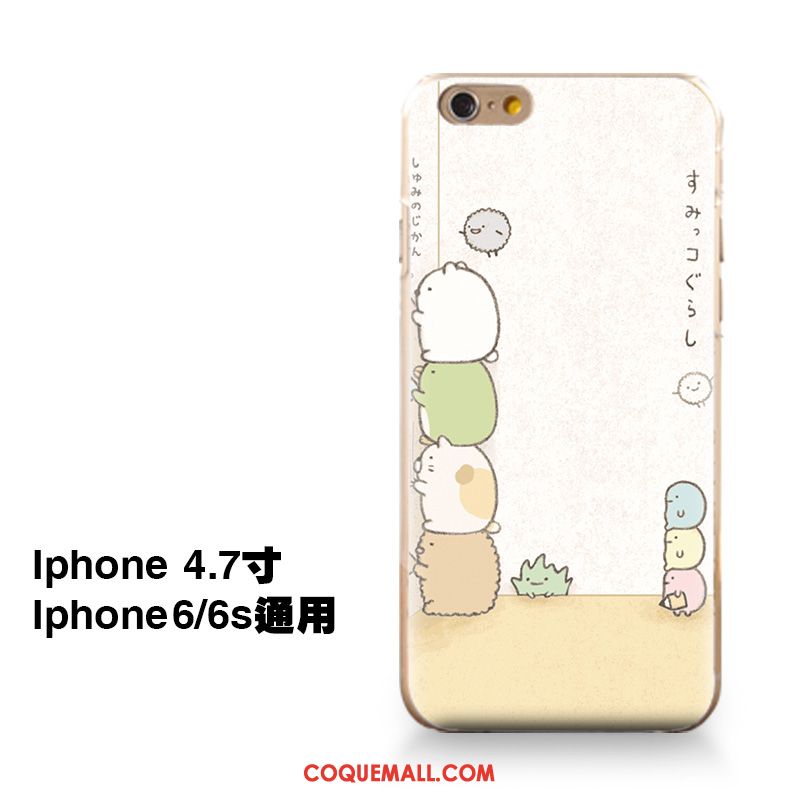 Étui iPhone 6 / 6s Téléphone Portable Tout Compris Charmant, Coque iPhone 6 / 6s Dessin Animé Fluide Doux