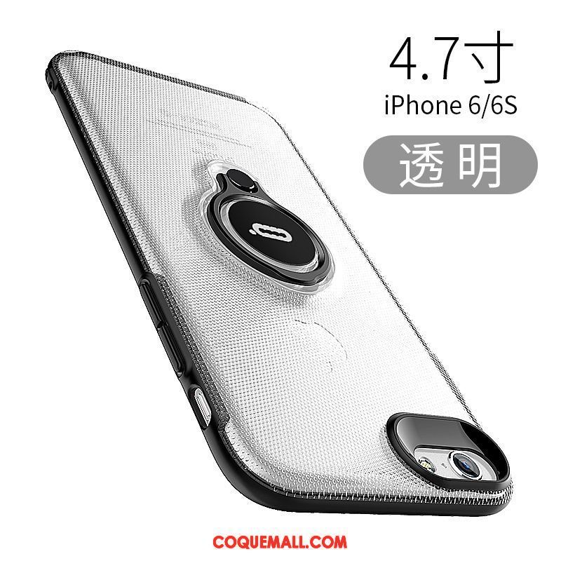 Étui iPhone 6 / 6s Téléphone Portable Transparent Anneau, Coque iPhone 6 / 6s Incassable Silicone