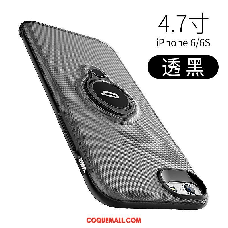 Étui iPhone 6 / 6s Téléphone Portable Transparent Anneau, Coque iPhone 6 / 6s Incassable Silicone
