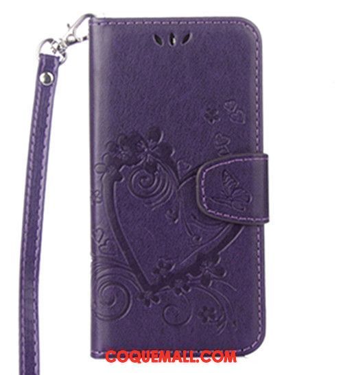 Étui iPhone 6 / 6s Violet Tout Compris Téléphone Portable, Coque iPhone 6 / 6s Ornements Suspendus Incassable