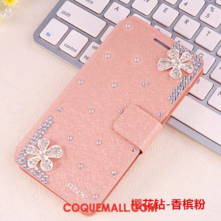 Étui iPhone 6 / 6s Étui En Cuir Blanc Téléphone Portable, Coque iPhone 6 / 6s Clamshell Incassable