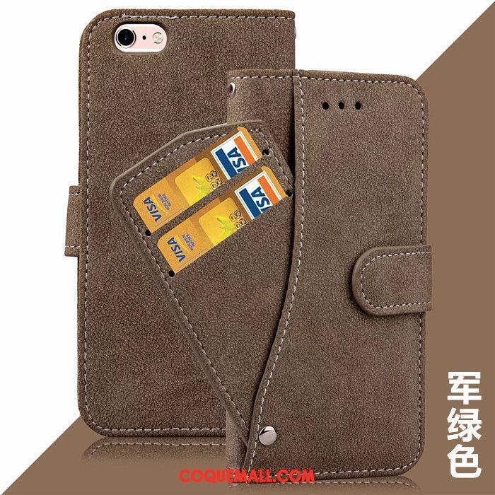 Étui iPhone 6 / 6s Étui En Cuir Créatif Incassable, Coque iPhone 6 / 6s Carte Protection