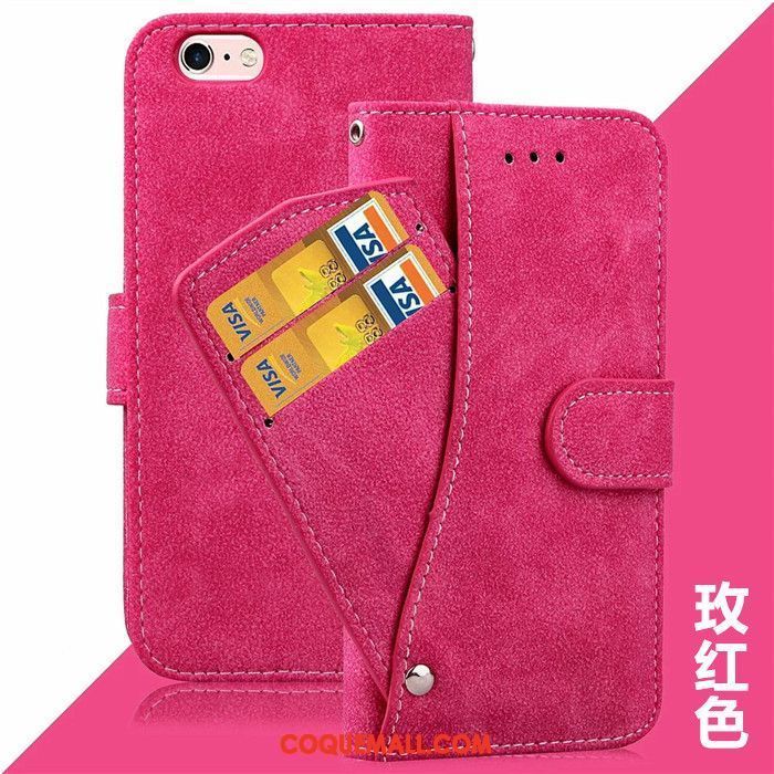 Étui iPhone 6 / 6s Étui En Cuir Créatif Incassable, Coque iPhone 6 / 6s Carte Protection