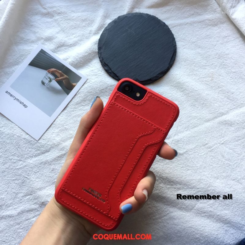 Étui iPhone 6 / 6s Étui En Cuir Sac Carte Portefeuille, Coque iPhone 6 / 6s Téléphone Portable Carte Braun