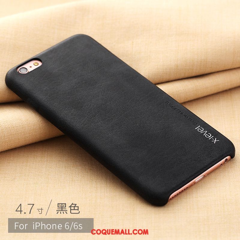 Étui iPhone 6 / 6s Étui En Cuir Téléphone Portable Clair, Coque iPhone 6 / 6s Tempérer Incassable