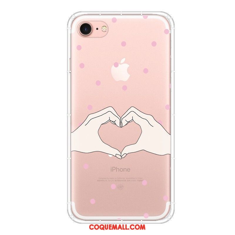 Étui iPhone 7 Ornements Suspendus Ballon Téléphone Portable, Coque iPhone 7 Rose Personnalisé