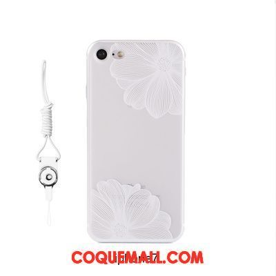 Étui iPhone 7 Ornements Suspendus Transparent Silicone, Coque iPhone 7 Simple Fluide Doux