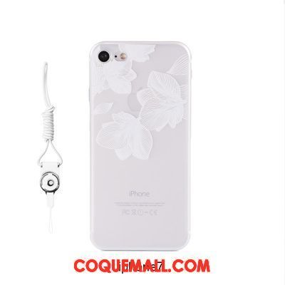 Étui iPhone 7 Ornements Suspendus Transparent Silicone, Coque iPhone 7 Simple Fluide Doux