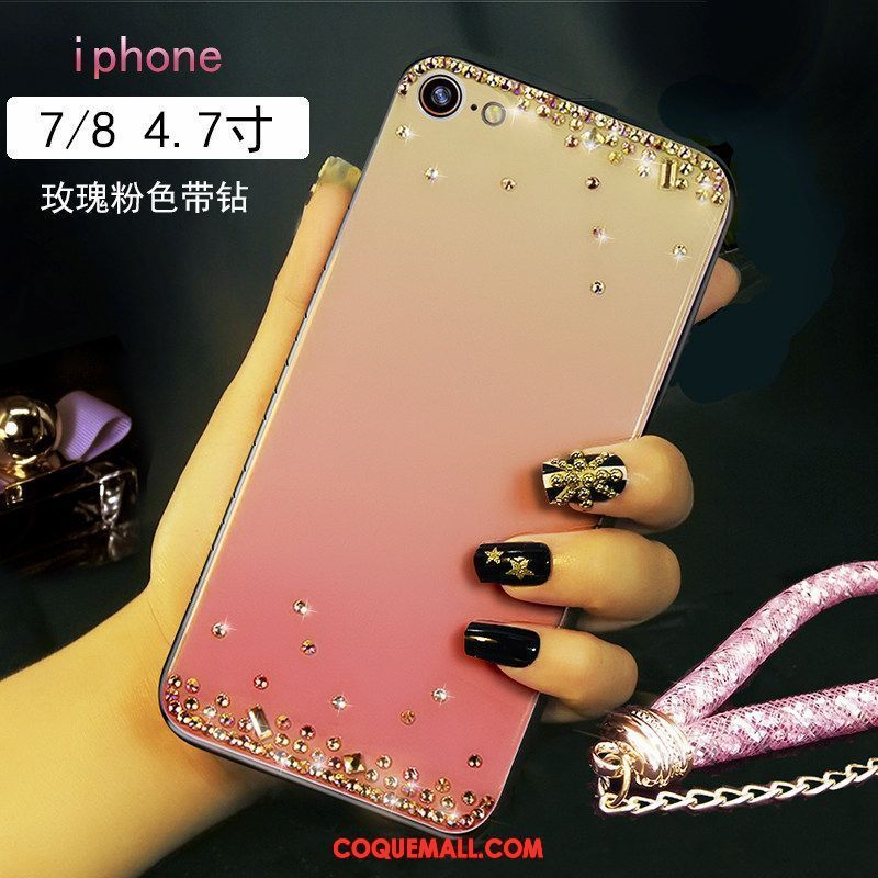 Étui iPhone 7 Personnalité Créatif Bracelet, Coque iPhone 7 Strass Marque De Tendance