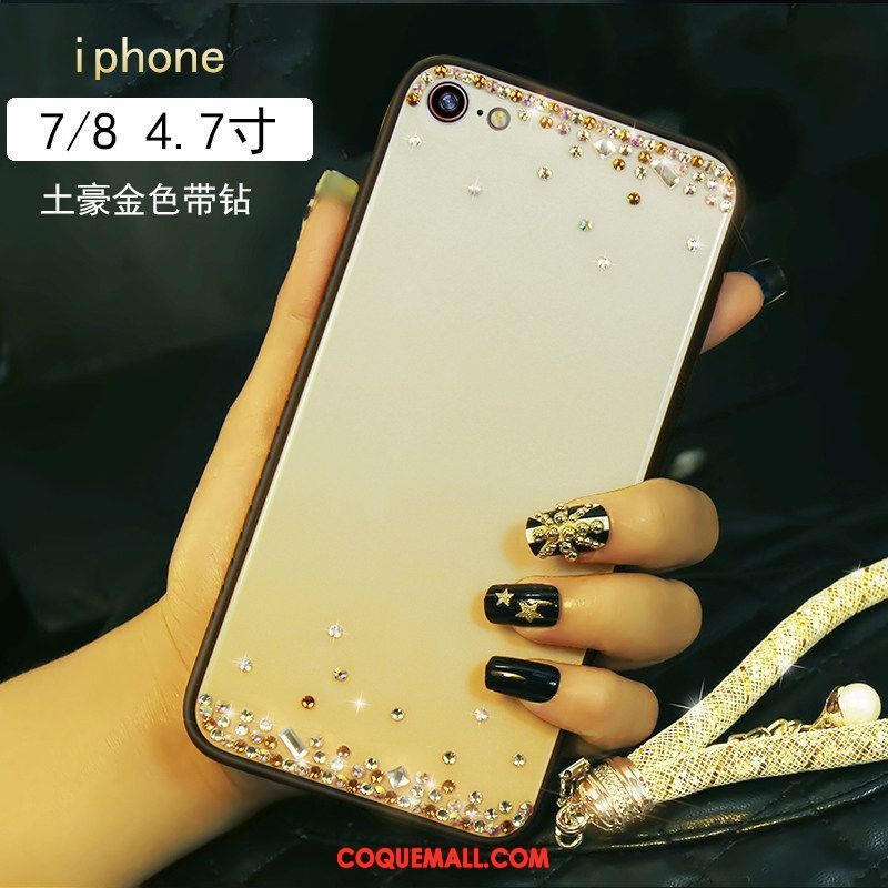 Étui iPhone 7 Personnalité Créatif Bracelet, Coque iPhone 7 Strass Marque De Tendance