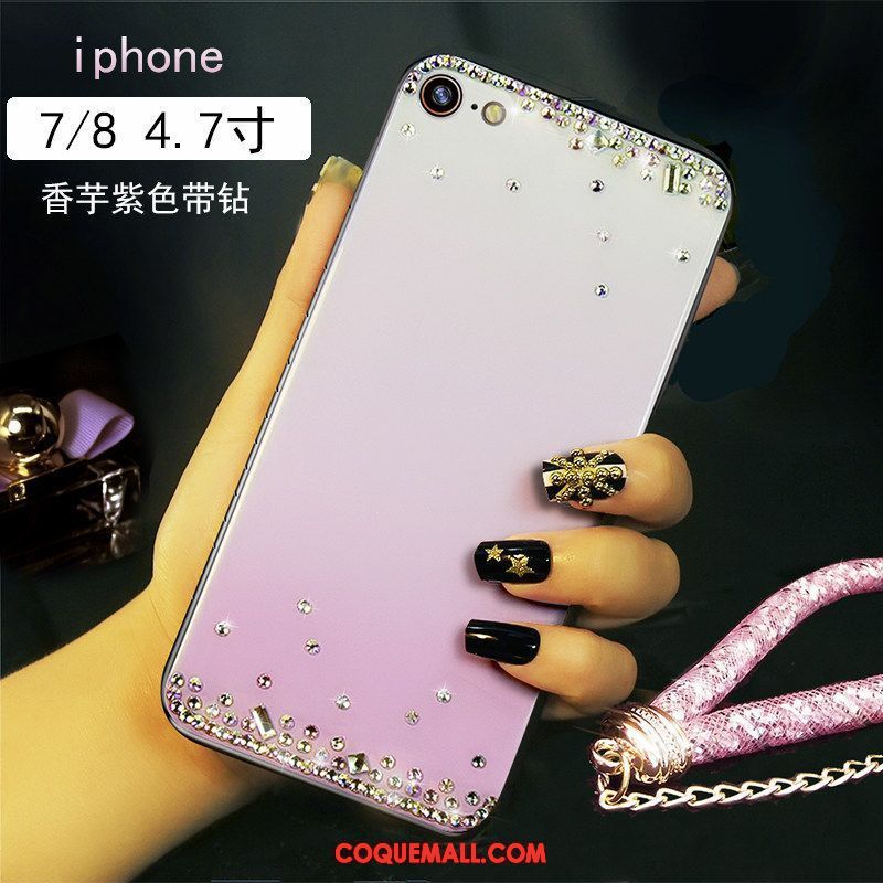 Étui iPhone 7 Personnalité Créatif Bracelet, Coque iPhone 7 Strass Marque De Tendance