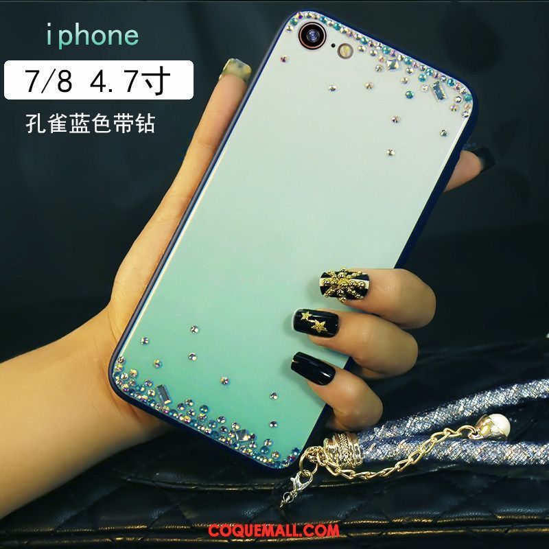 Étui iPhone 7 Personnalité Créatif Bracelet, Coque iPhone 7 Strass Marque De Tendance