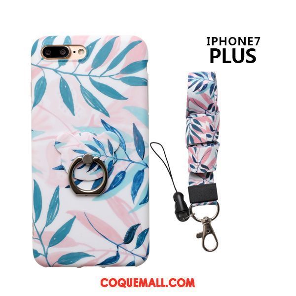 Étui iPhone 7 Plus Silicone Ornements Suspendus Art, Coque iPhone 7 Plus Frais Boucle