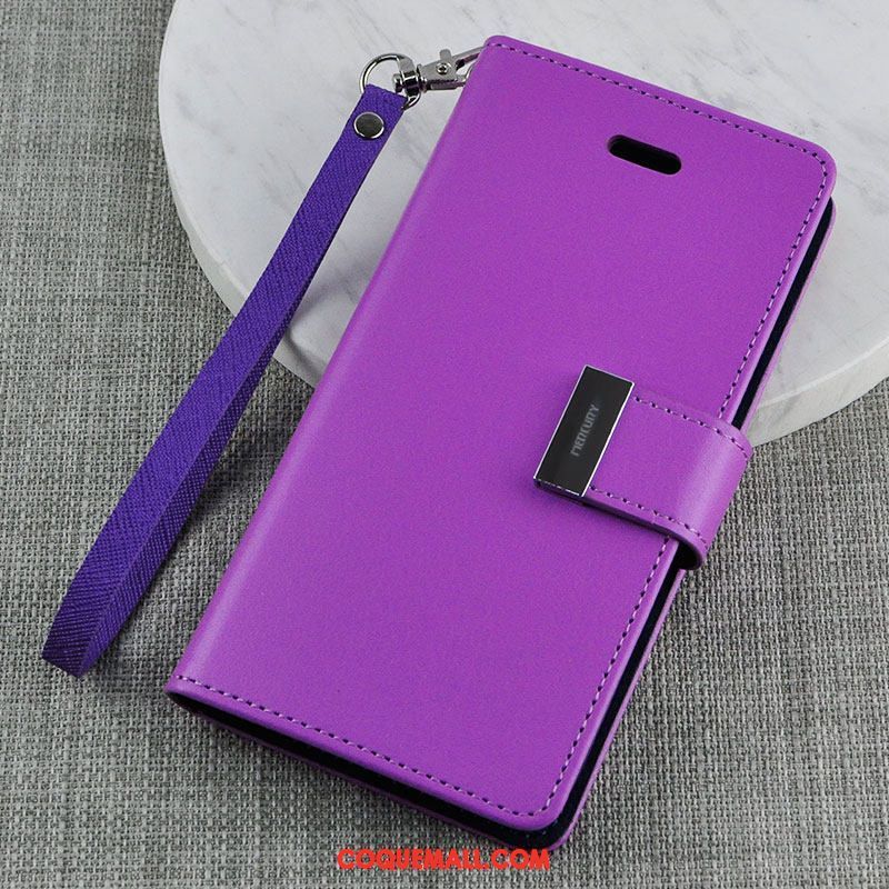 Étui iPhone 7 Plus Silicone Étui En Cuir Fluide Doux, Coque iPhone 7 Plus Violet Téléphone Portable