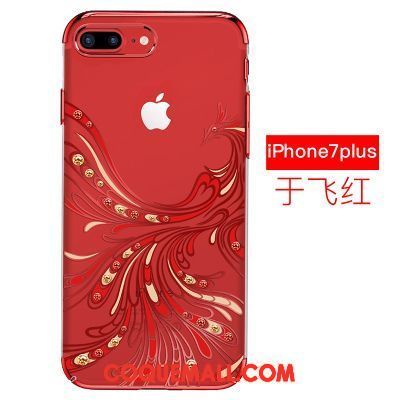 Étui iPhone 7 Plus Strass Luxe Difficile, Coque iPhone 7 Plus Téléphone Portable Placage