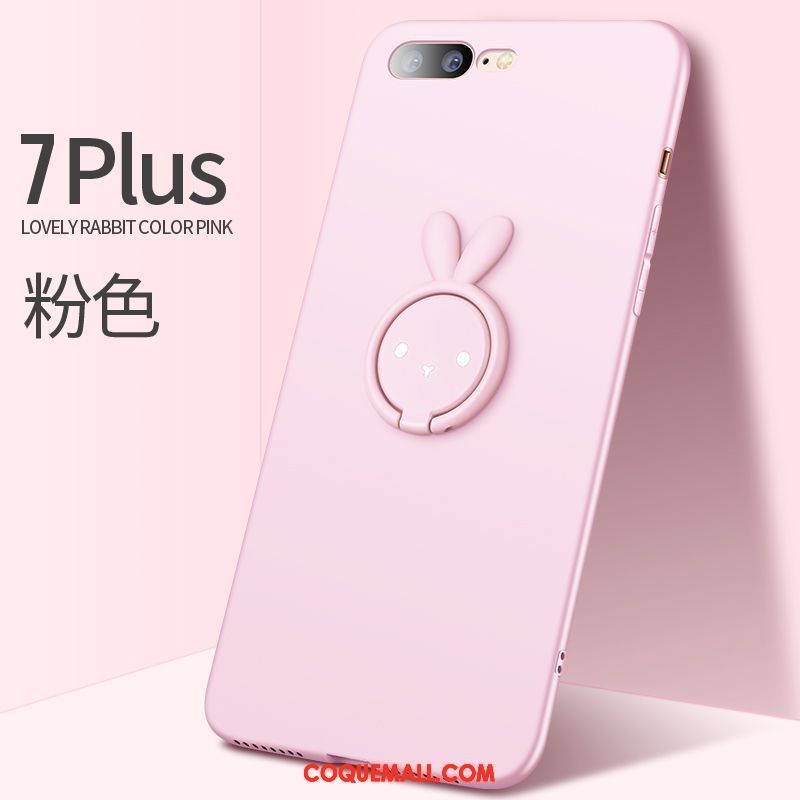 Étui iPhone 7 Plus Support Délavé En Daim Tout Compris, Coque iPhone 7 Plus Fluide Doux Téléphone Portable