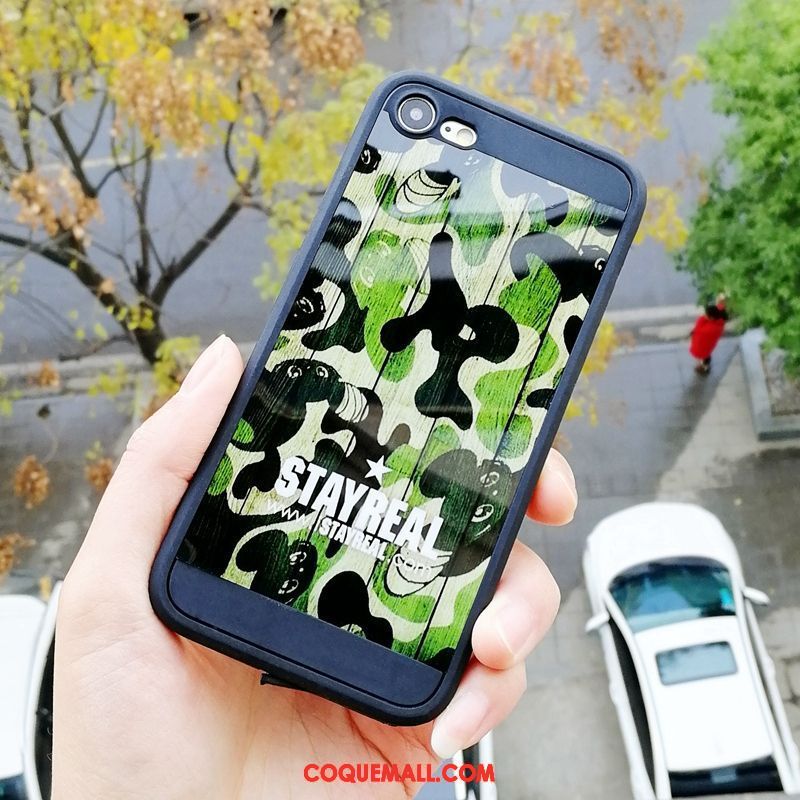 Étui iPhone 7 Plus Tendance Personnalité Tout Compris, Coque iPhone 7 Plus Marque De Tendance Camouflage