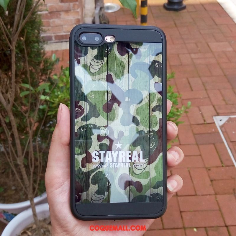 Étui iPhone 7 Plus Tendance Personnalité Tout Compris, Coque iPhone 7 Plus Marque De Tendance Camouflage