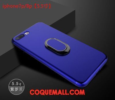 Étui iPhone 7 Plus Téléphone Portable Bleu Magnétisme, Coque iPhone 7 Plus Support À Bord