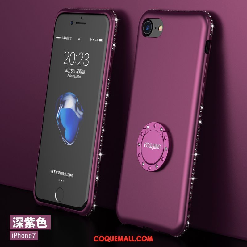 Étui iPhone 7 Téléphone Portable Net Rouge Tout Compris, Coque iPhone 7 Élégant Fluide Doux