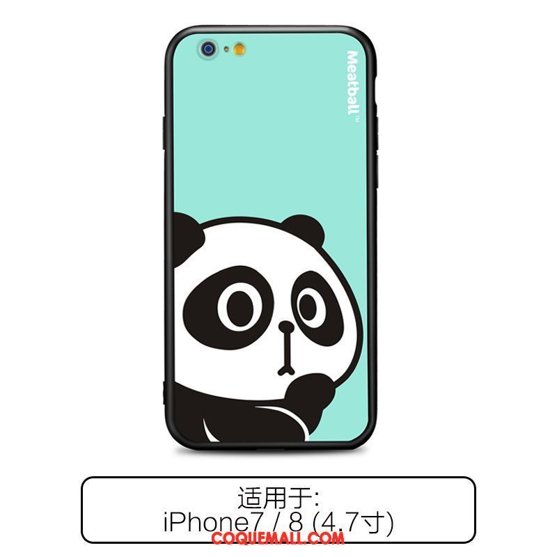 Étui iPhone 8 Incassable Charmant Amoureux, Coque iPhone 8 Fluide Doux Gaufrage