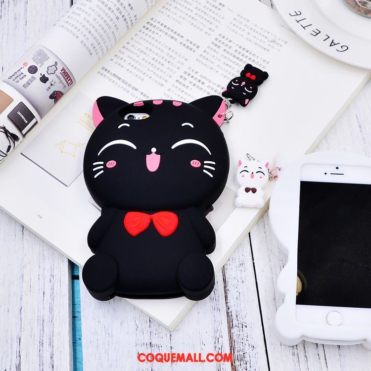 Étui iPhone 8 Ornements Suspendus Chat Fluide Doux, Coque iPhone 8 Créatif Richesse