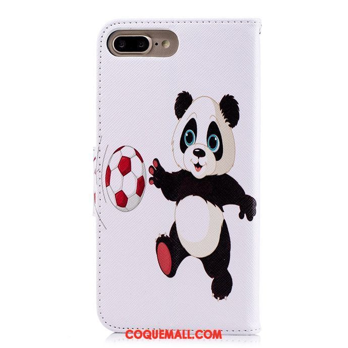 Étui iPhone 8 Plus Blanc Incassable Créatif, Coque iPhone 8 Plus Silicone Personnalité